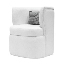 Trento Berjer Kreslo - Ağ - Zemhome (1)