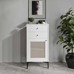 Trio 2 Siyirtməli Kamod Ağ - Venatto