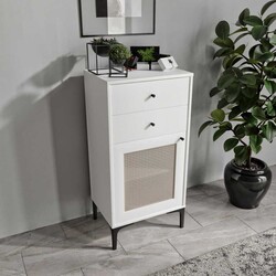 Trio 2 Siyirtməli Kamod Ağ - Venatto (1)