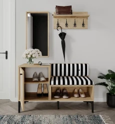 Trio Life Dəhliz Dolabı və Ayaqqabı Dolabı - Meşə - 4