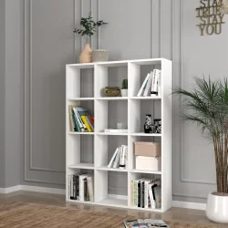 Ultimate Kitab Rəfi - Ağ - Decoroom Collection (1)