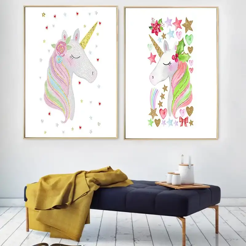 Unicorn 2'li Set Kətan Tablo TB1423 - 1