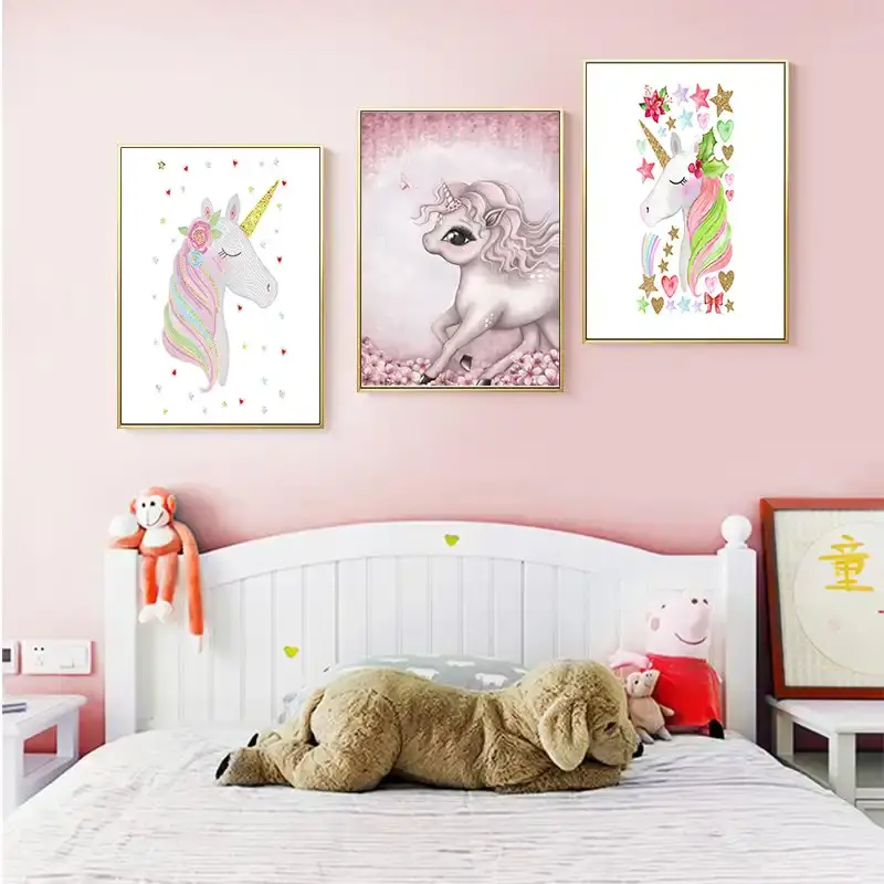 Unicorn 3'lü Set Kətan Tablo TB1421 - 1