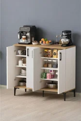 Valencia Çox Məqsədli Dolab - Ağ/Meşə - Decoroom Collection (1)