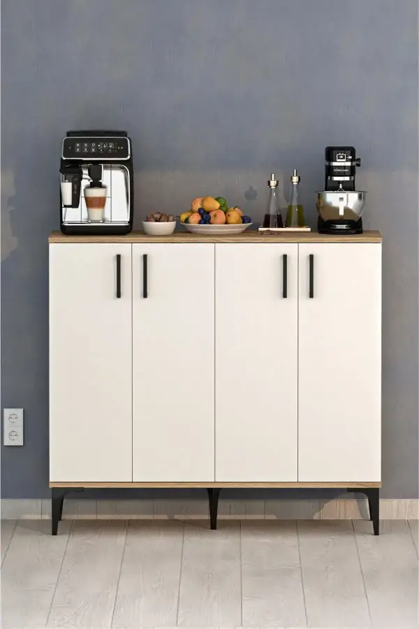 Valencia Çox Məqsədli Dolab - Ağ/Meşə - 3