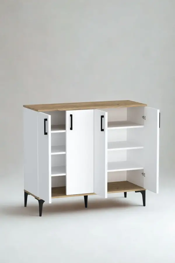 Valencia Çox Məqsədli Dolab - Ağ/Meşə - 5