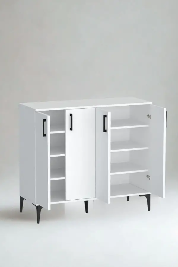 Valencia Çox Məqsədli Dolab - Ağ - 4