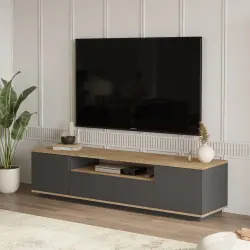 Vegase Tv Stend - Antrasit/Meşə - 1