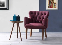 Vegas 3lü Çay Seti Divan Kreslo Dəsti Kırmızı-Mavi - Vistaso Concept (1)