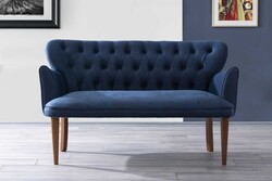 Vegas İki Yerli Divan Mavi - Vistaso Concept