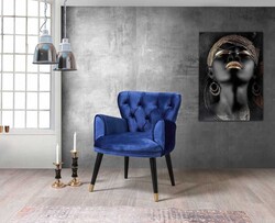 Vegas Kreslo Lacivert (indigo) - Vistaso Concept