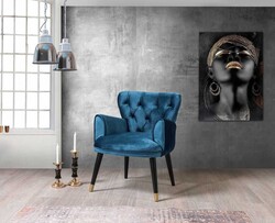 Vegas Kreslo Petrol Mavisi - Vistaso Concept