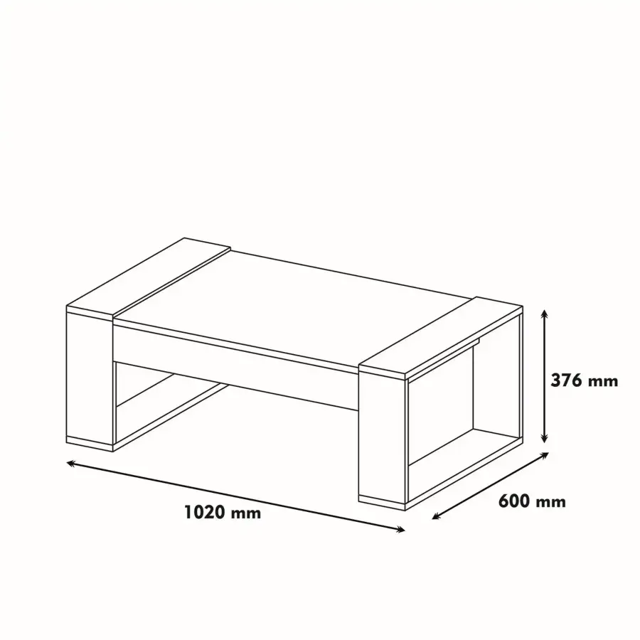 Venüs Jurnal Masası - Cəviz/Krem - 3