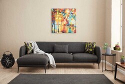 Venüs Yataqlı Açılan Künc Divan Antrasit Sol - Evdebiz