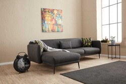 Venüs Yataqlı Açılan Künc Divan Antrasit Sol - Evdebiz (1)