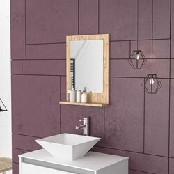 Verona Güzgü 45 cm *60 cm - Atlantik Çam - Bluecape