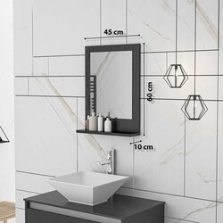 Verona Güzgü 45 cm *60 cm - Siyah - Bluecape (1)