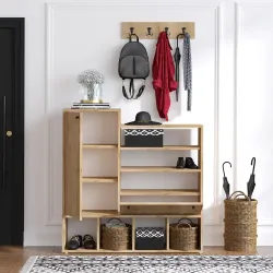 Vess Asılqanlı Ayaqqabı Dolabı - Meşə - 3