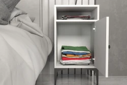 Vio Dolablı Tumba - Ağ - Decoroom Collection (1)