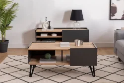 Viper Jurnal Masası - Meşə/Antrasit - Decoroom Collection (1)