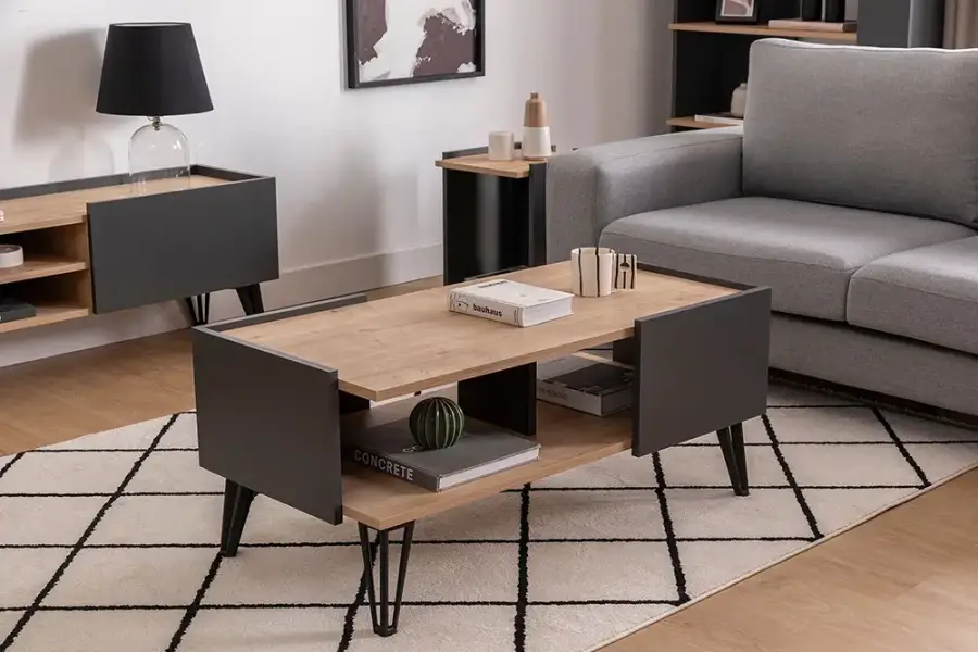 Viper Jurnal Masası - Meşə/Antrasit - 1