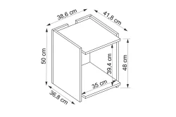 Viper Yan Sehpa - Meşə/Antrasit - 5