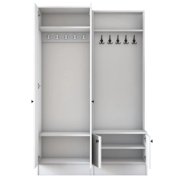 Vital Dəhliz Dolabı - Ağ - 8