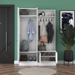 Vital Dəhliz Dolabı - Ağ - 5