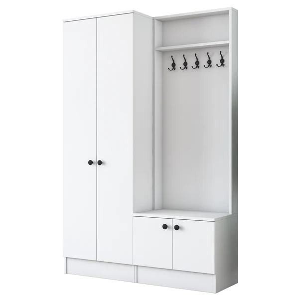 Vital Dəhliz Dolabı - Ağ - 10