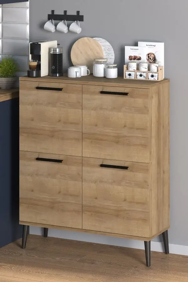 Vitra 4 Qapılı Mətbəx Dolabı - Meşə - 3
