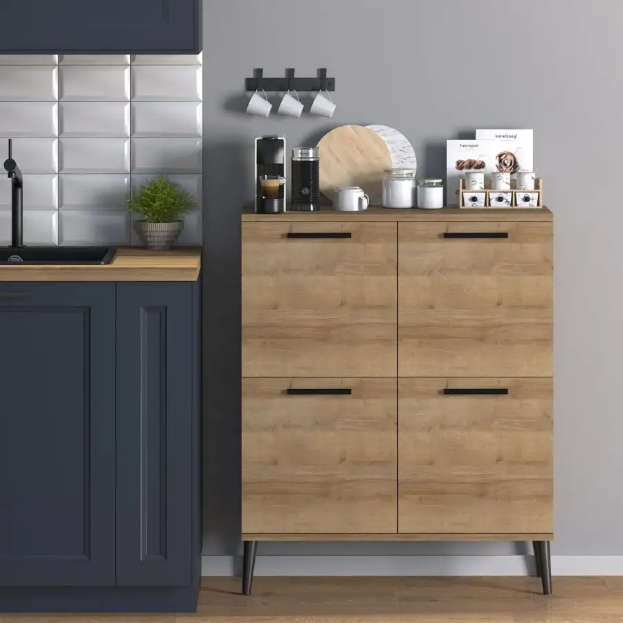 Vitra 4 Qapılı Mətbəx Dolabı - Meşə - 2