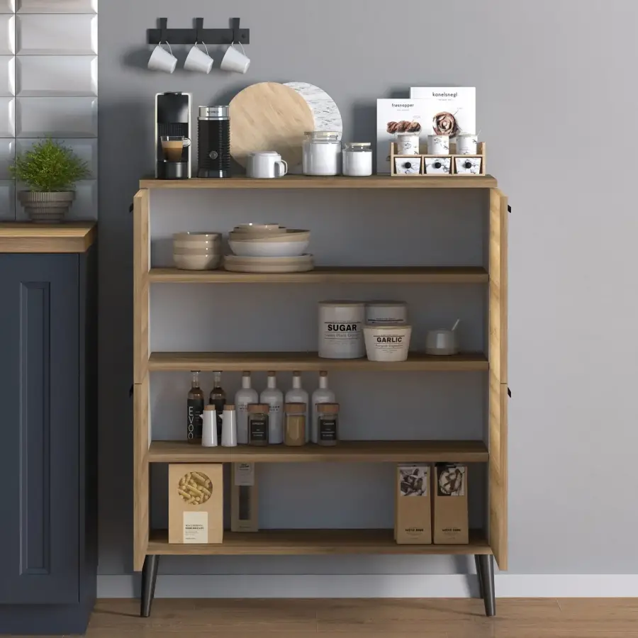 Vitra 4 Qapılı Mətbəx Dolabı - Meşə - 4