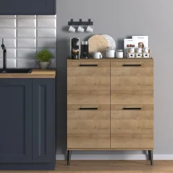 Vitra 4 Qapılı Mətbəx Dolabı - Meşə - Decoroom Collection (1)