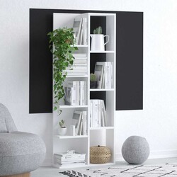 Viva Kitab Rəfi - Ağ - Decoroom Collection (1)