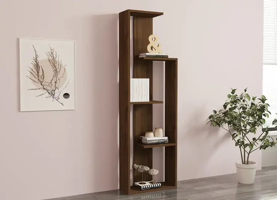 Wand Kitab Rəfi - Cəviz - 1