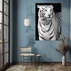 White Tiger Kətan Tablo TB1263 - 2