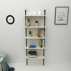 Willis Kitab Rəfi - Krem/Qara - Modev