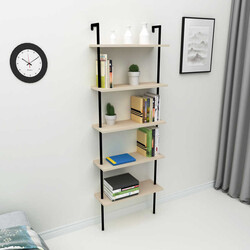 Willis Kitab Rəfi - Krem/Qara - Modev (1)