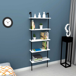 Willis Kitab Rəfi - Ağ/Qara - Modev (1)