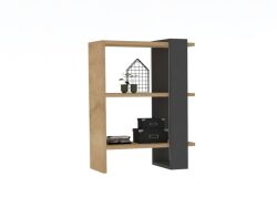 Yonca Kitab Rəfi - Meşə/Antrasit - Decoroom Collection (1)