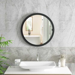 Yuvarlak Güzgü 45 cm - Antrasit - Bluecape (1)