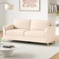 Zaheer 3 Yerli Divan - Bej - 1