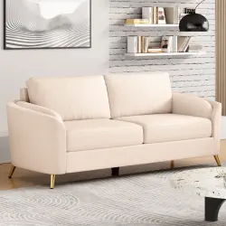 Zaheer 3 Yerli Divan - Bej 