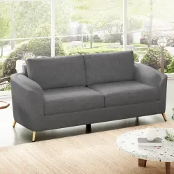 Zaheer 3 Yerli Divan - Tünd Boz - Decore Mobilya (1)