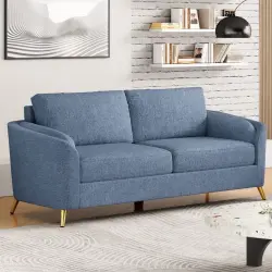 Zaheer 3 Yerli Divan - Tünd Göy - Decore Mobilya (1)