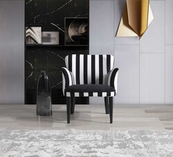 Zebrano Kreslo Siyah-Beyaz - Vistaso Concept