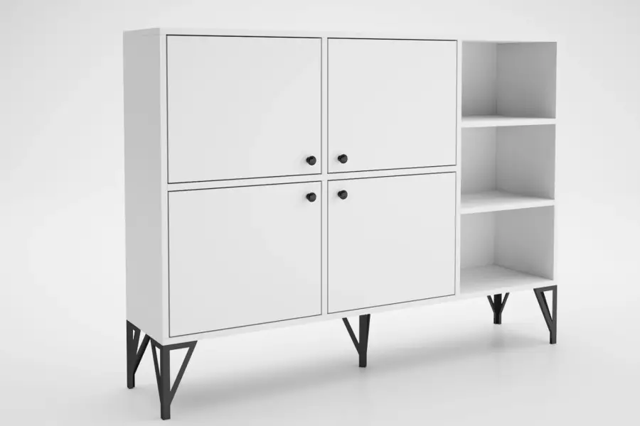 Zeta Konsol, 4 Qapılı - Ağ - 5